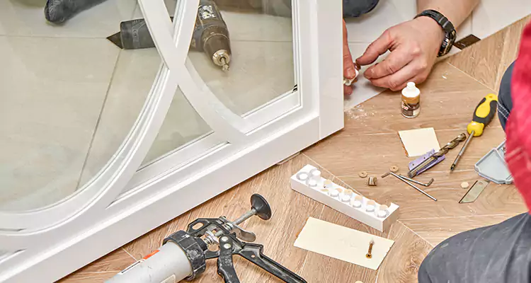 Interior Patio Door Casing Repair in Oviedo, FL